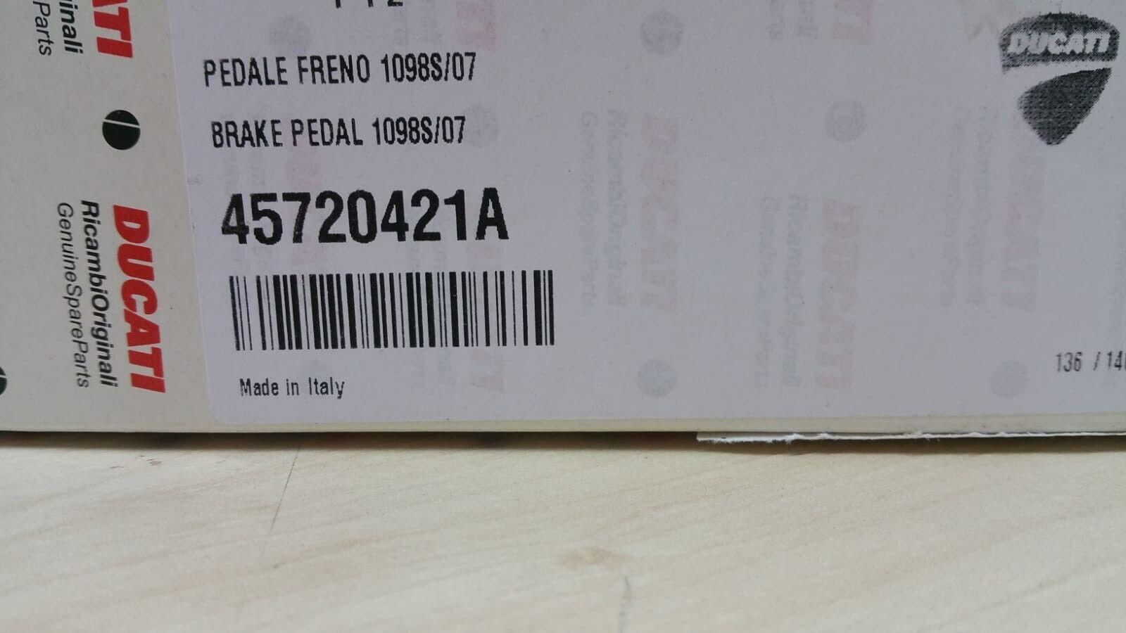 ducati pedale freno originale ducati  1098 848 . 45720421a - foto 6