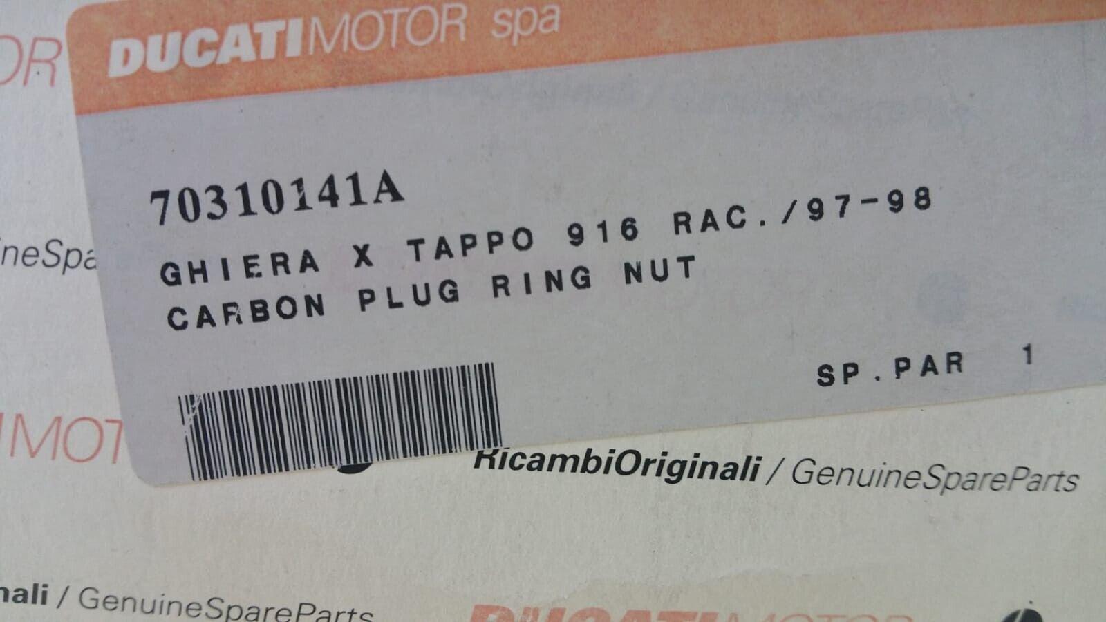 ducati ghiera in carbonio per tappo ducati performance 996 rs 1999 2001  70310141a - foto 5