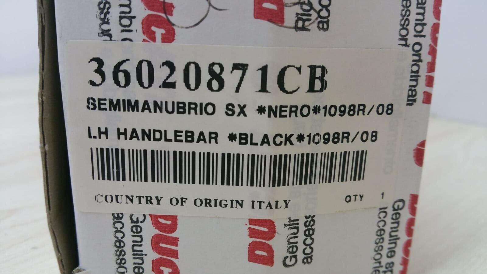 ducati semimanubrio sinistro nero originale ducati 1098 r 2009 36020871cb - foto 6