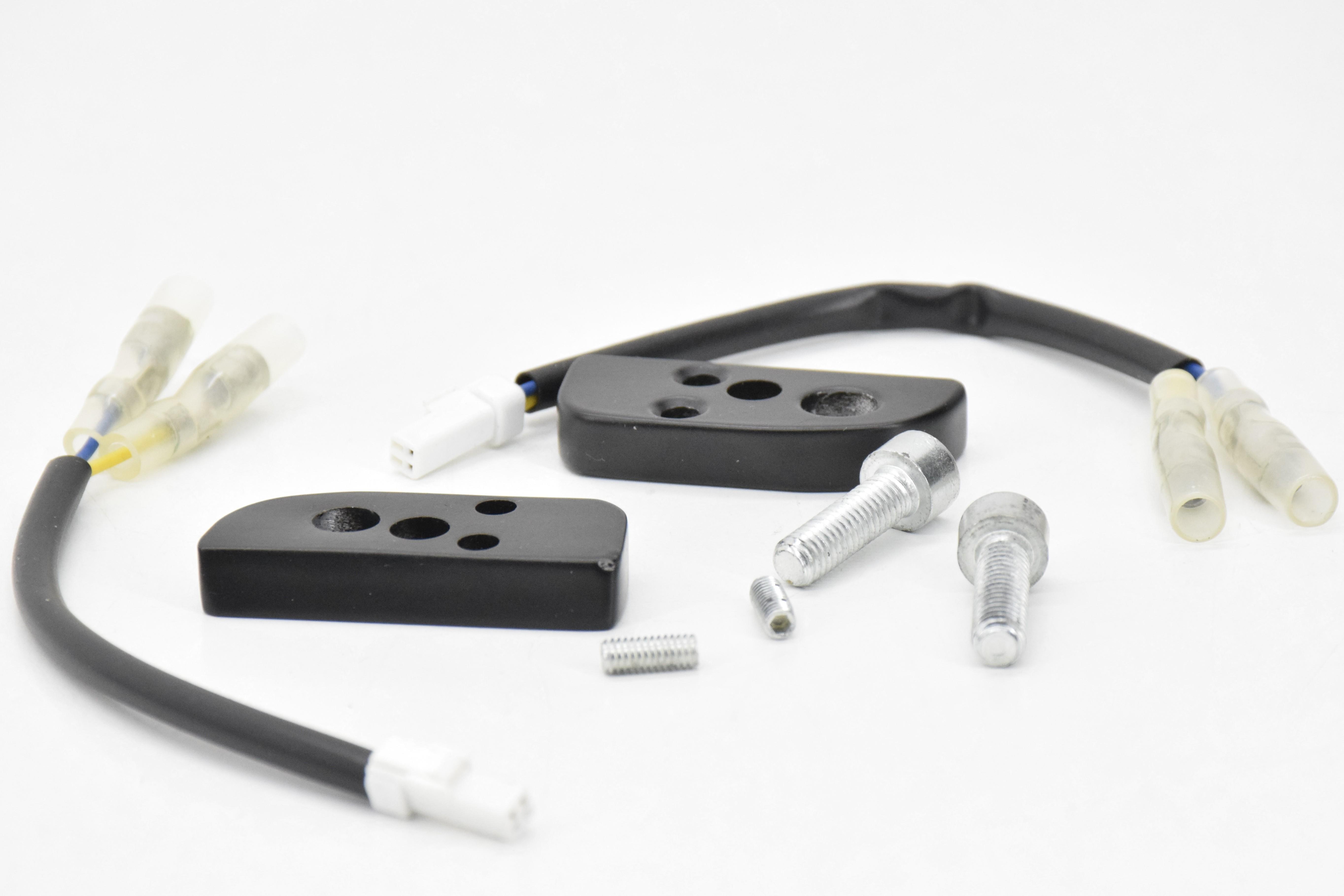 ducati coppia frecce a led ergal nere originali ducati sbk 1098-848 96628507ba - foto 3