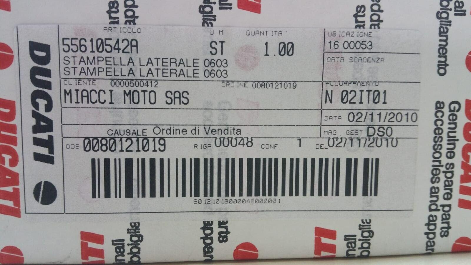 ducati cavalletto laterale originale ducati multistrada 2010 2014 55610542a - foto 6
