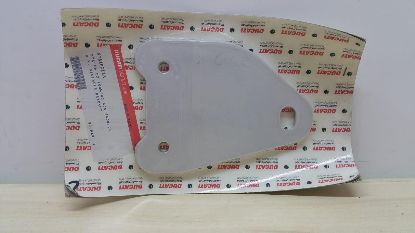 ducati staffa silenziatore destra originale ducati monster 57610211a - foto 2