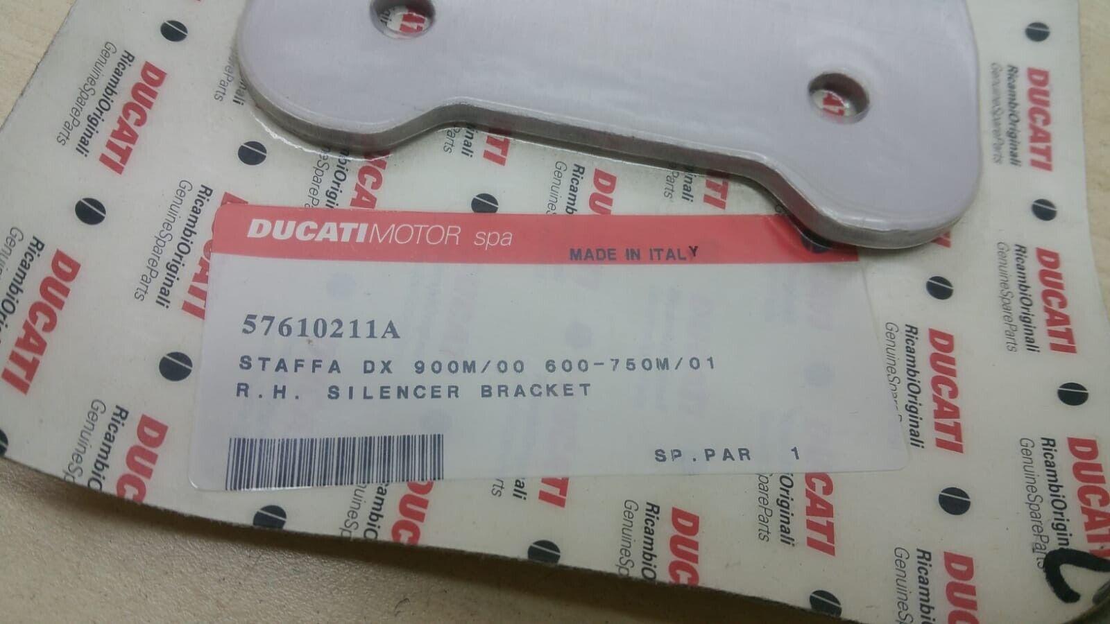 ducati staffa silenziatore destra originale ducati monster 57610211a - foto 4