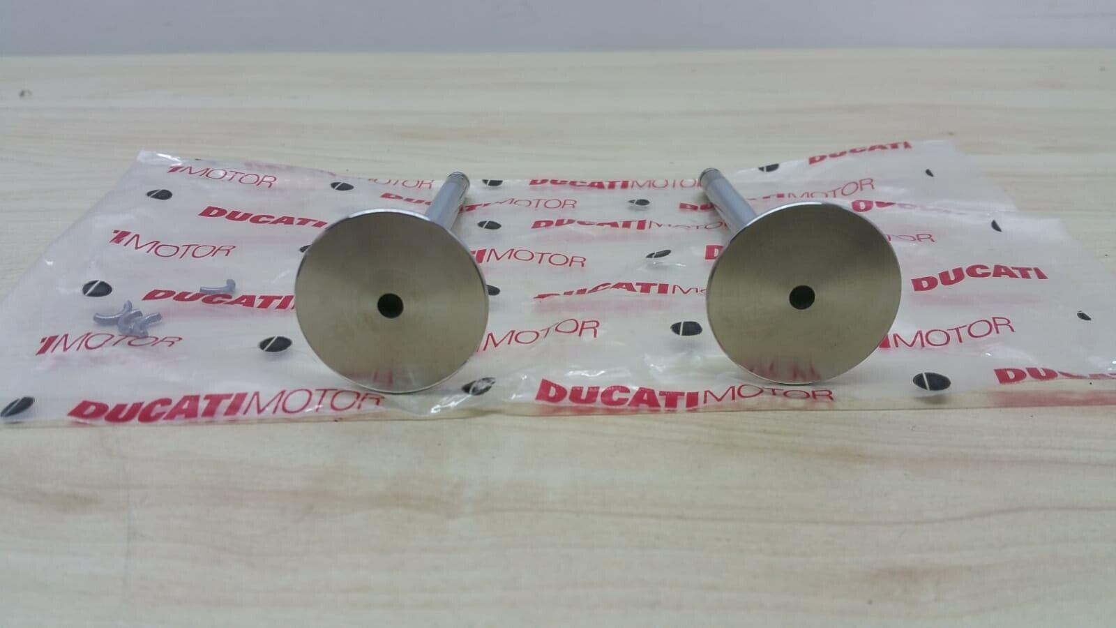 ducati coppia valvole aspirazione originali ducati diametro 3321020042a - foto 4