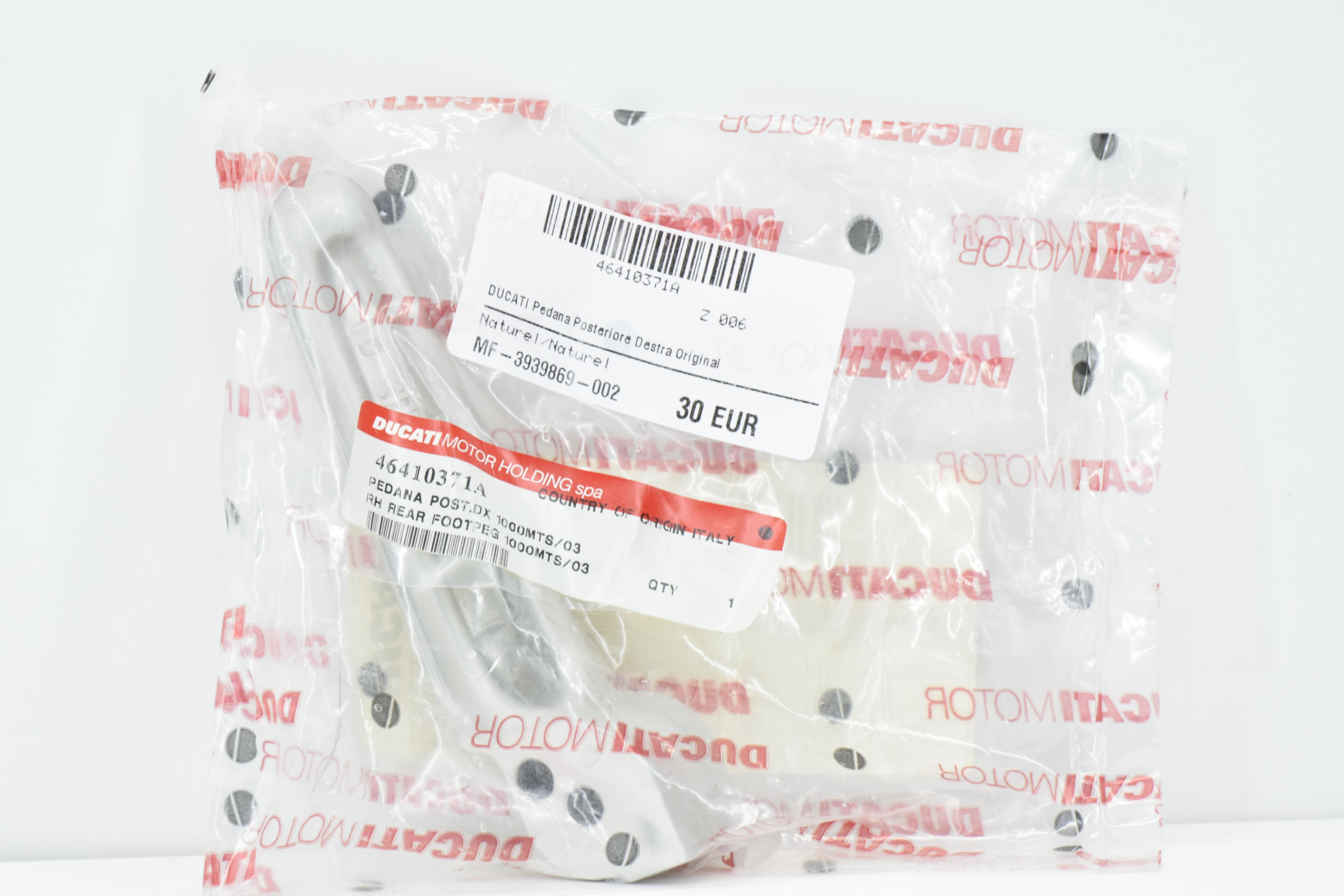 ducati pedana posteriore destra originale ducati hym mts 46410371a - foto 1