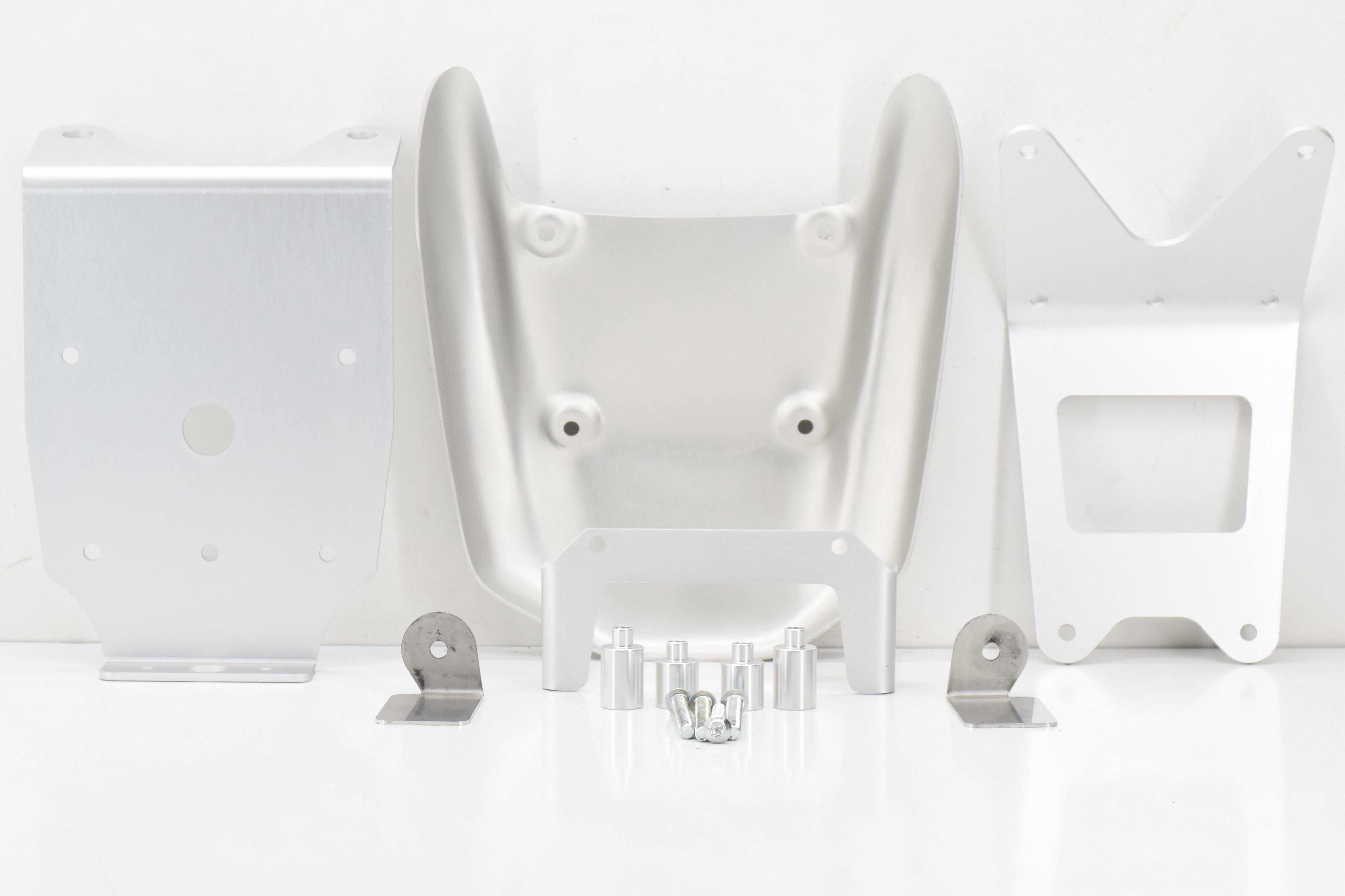 ducati tegolino portatarga alluminio satinato ducati monster 600-750-900 96933701b - foto 3