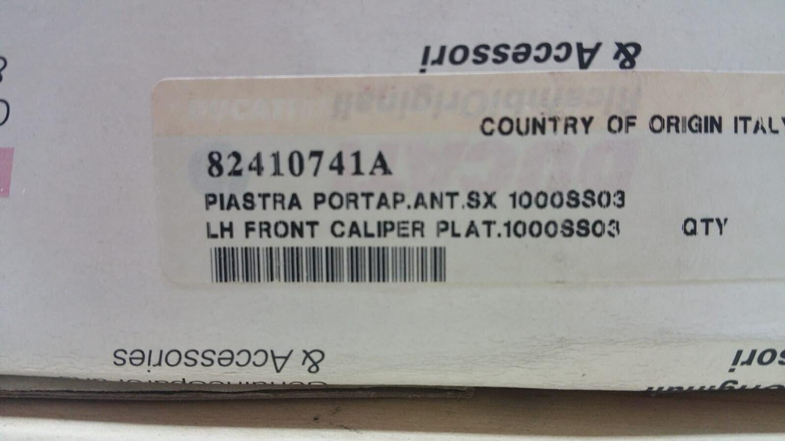 ducati piastra portapedana anteriore sinistra originale ducati 82410741a - foto 4