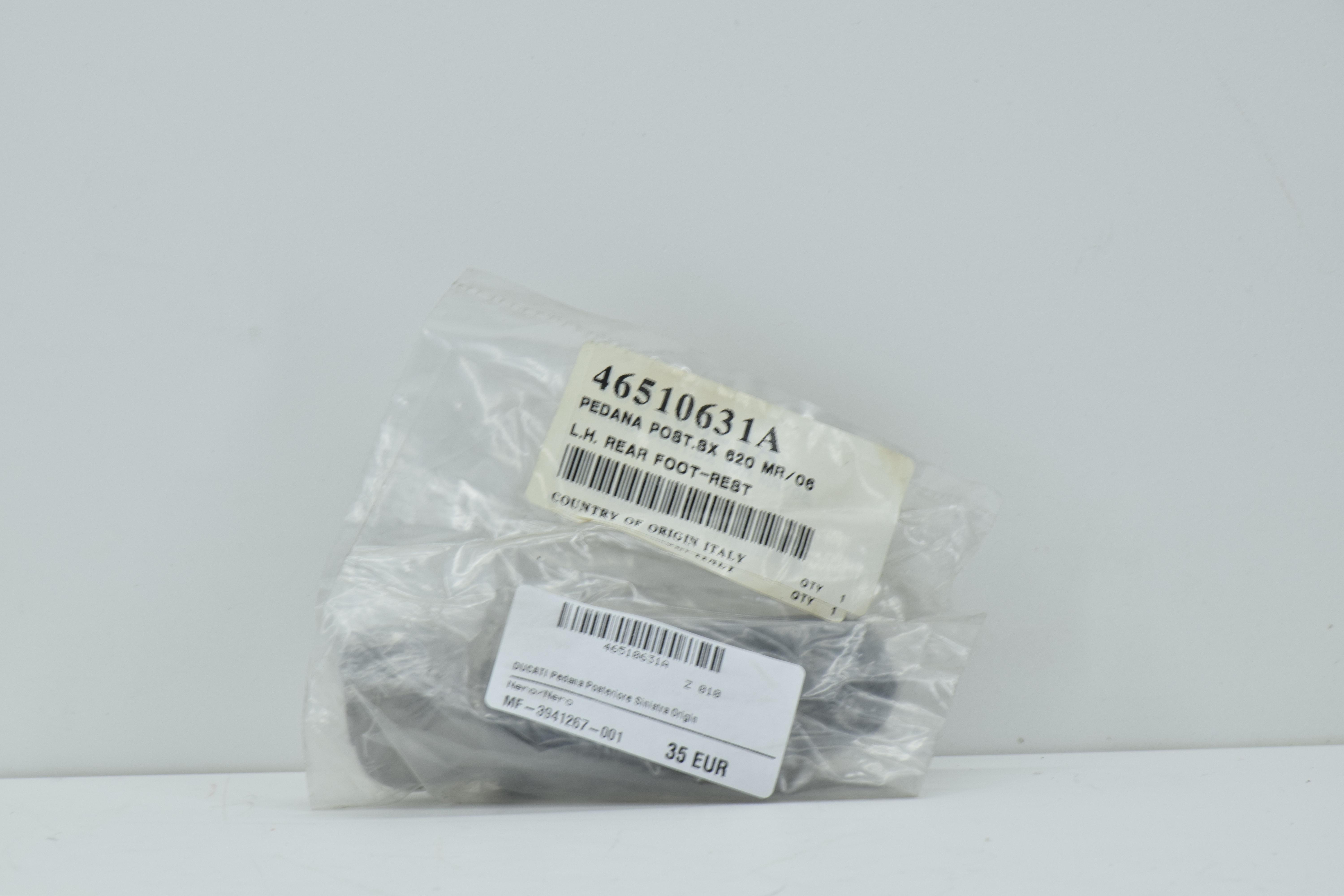 ducati pedana posteriore sinistra originale monster 620 46510631a - foto 1