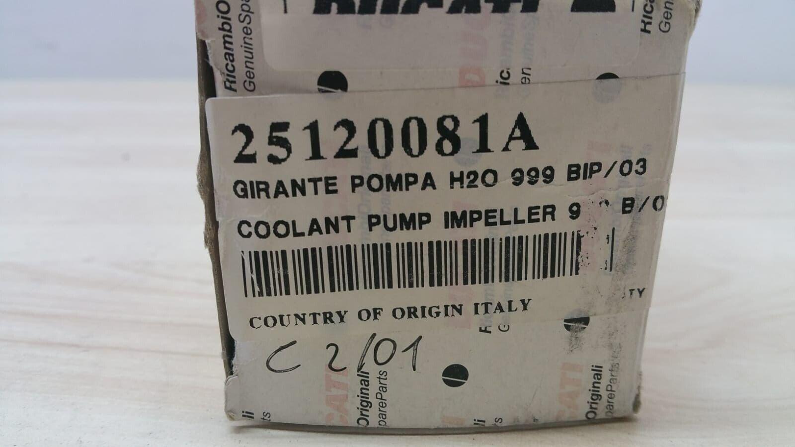 ducati girante pompa acqua originale ducati 999 848 1098 1198 25120081a - foto 6