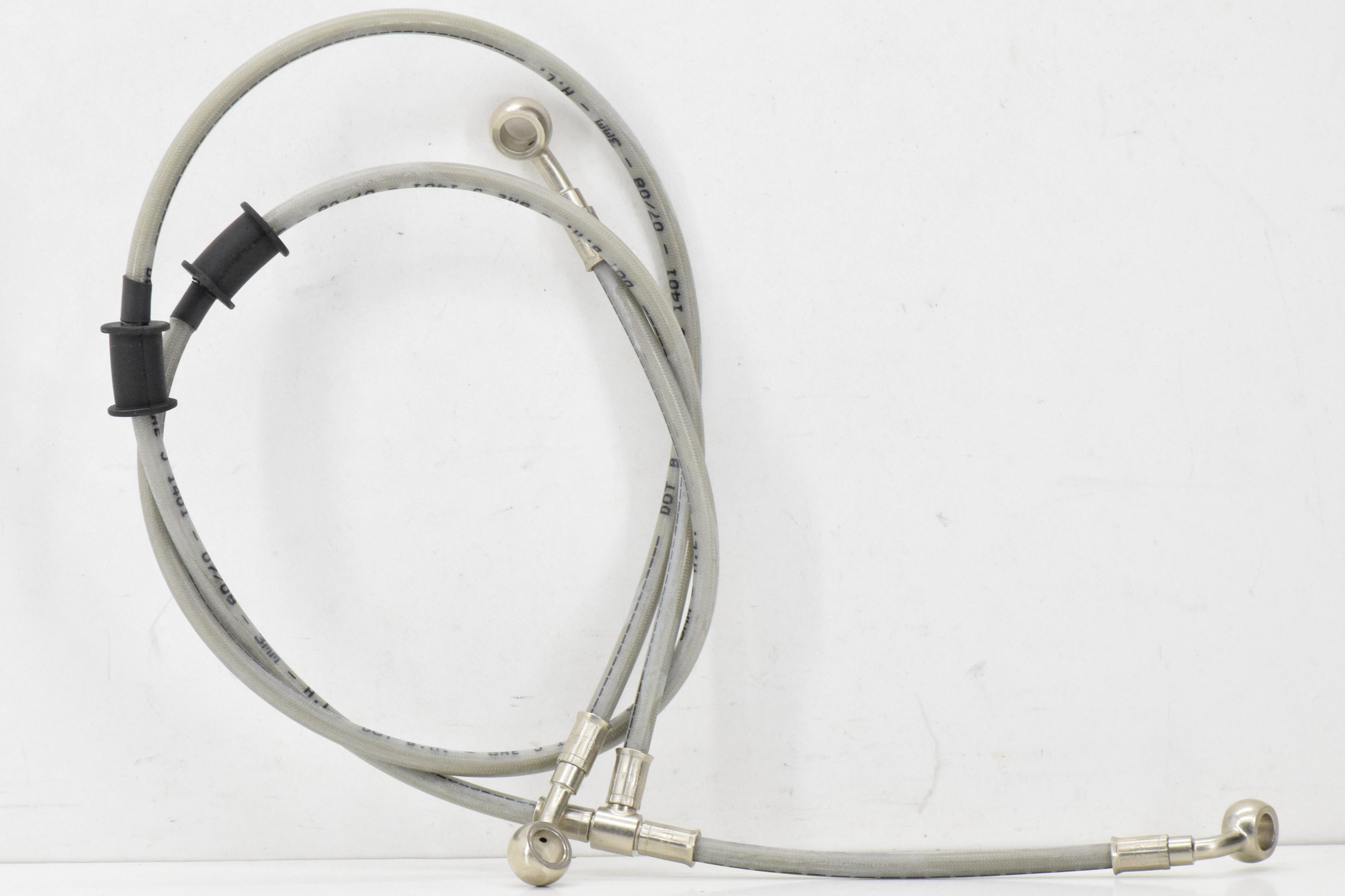 ducati tubo freno anteriore acciaio pompa-pinze ducati monster 620 05 61840631a - foto 2