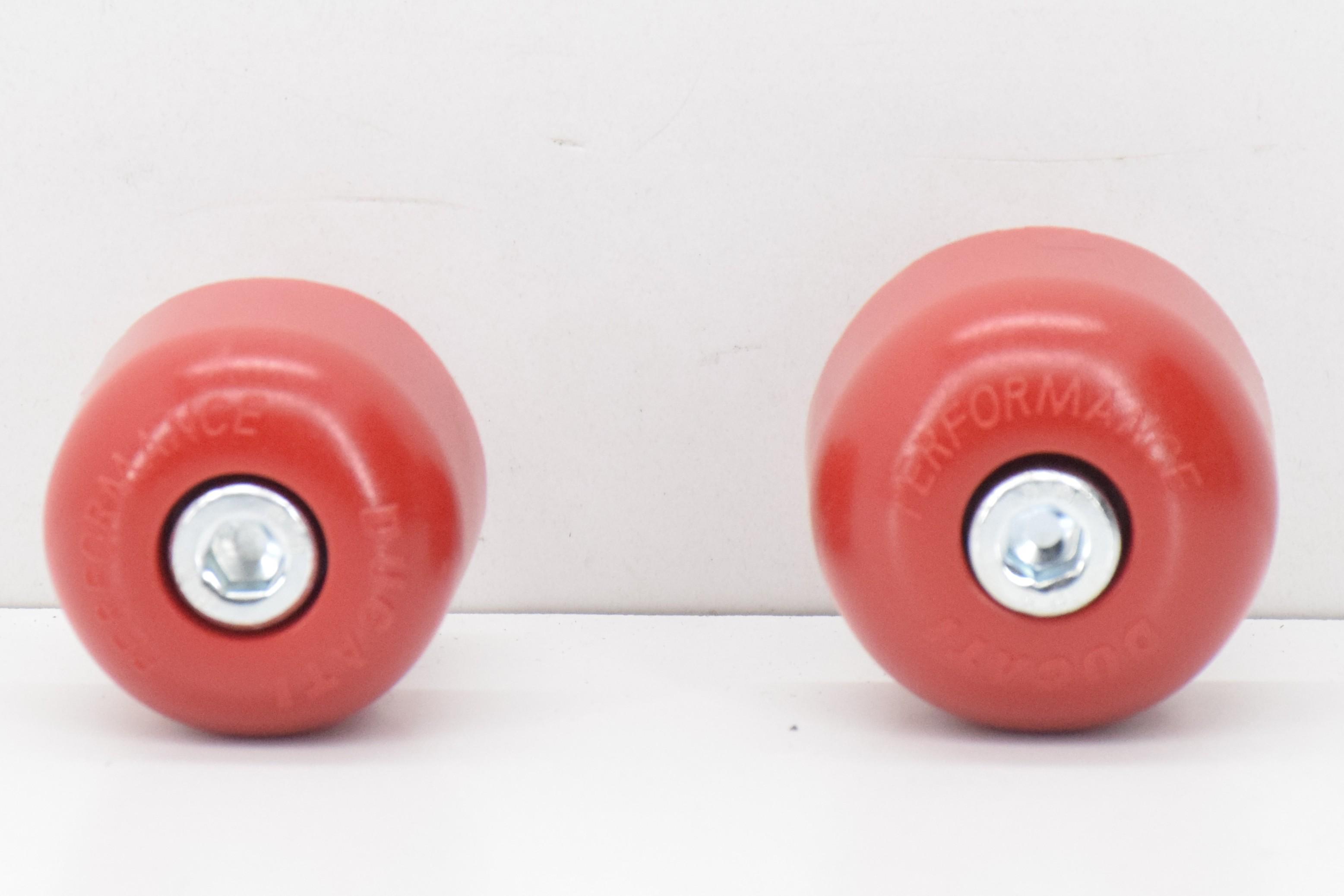 ducati kit tamponi rossi forcella anteriore originali ducati hypermotard 96631008b - foto 1