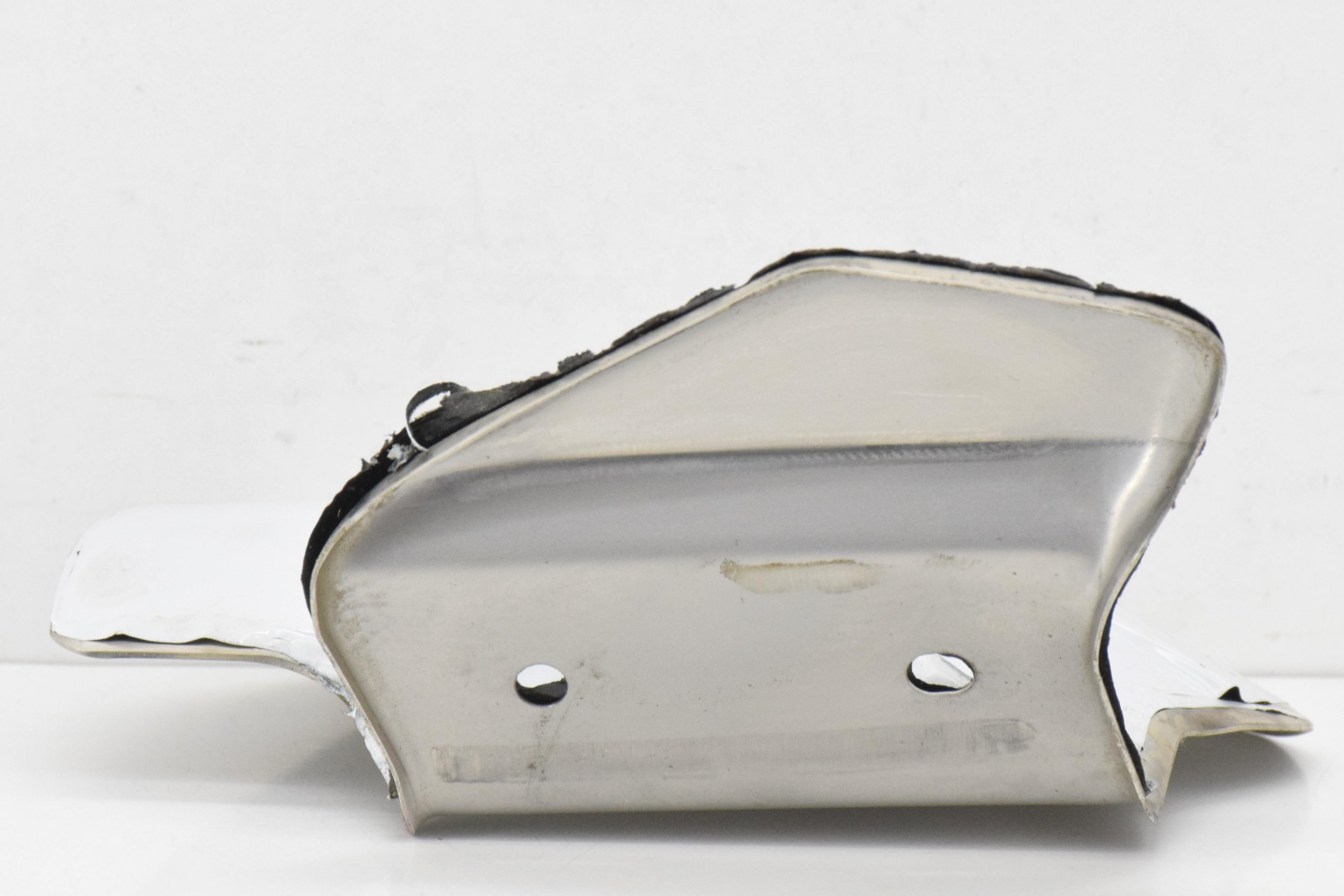 ducati protezione scarico paracalore sinistro inox ducati monster 800 46010392b - foto 2