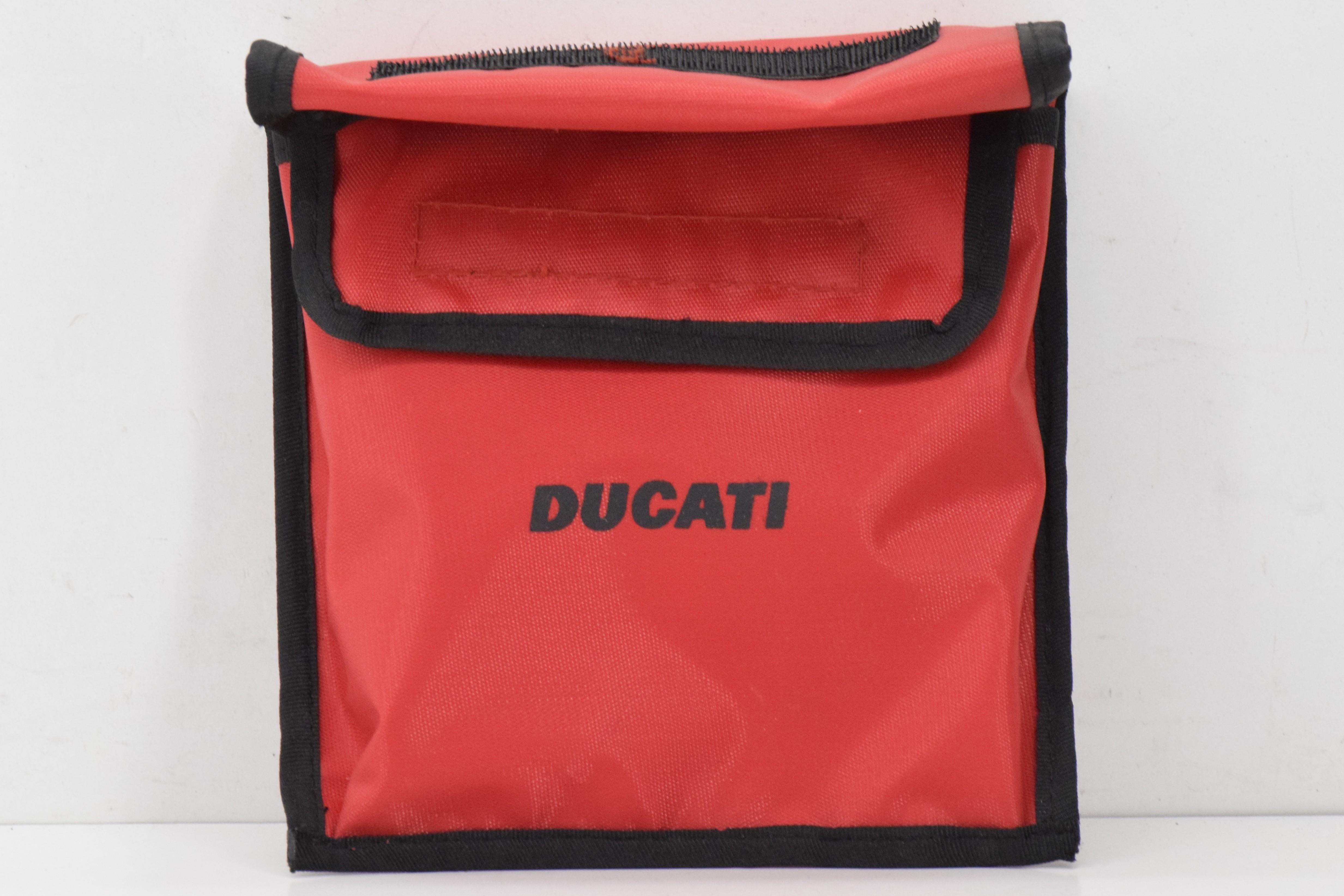 ducati borsa attrezzi di bordo rossa originale ducati st4s 02 69720111a - foto 1