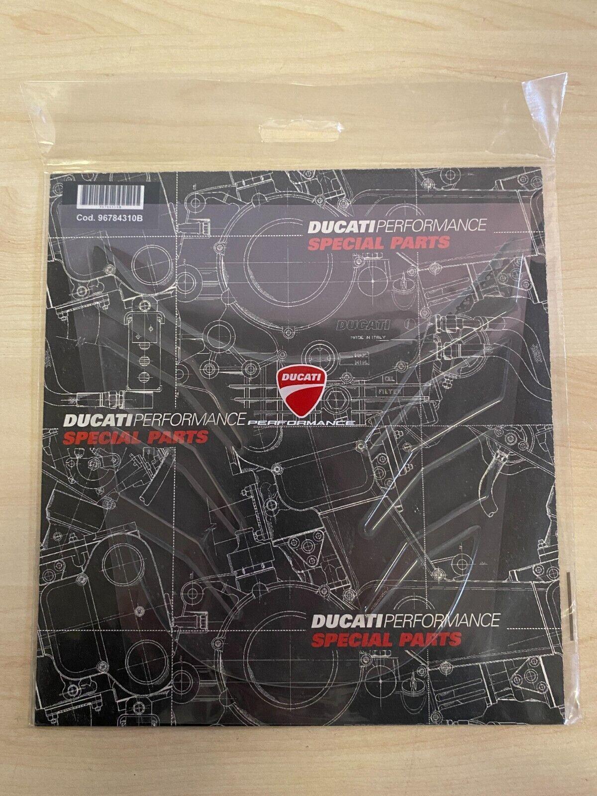 ducati paraserbatoio trasparente ducati performance cod. 96784310b - foto 1