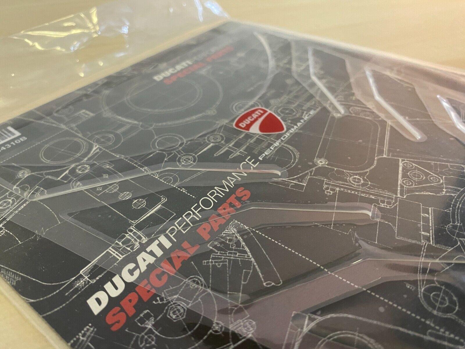 ducati paraserbatoio trasparente ducati performance cod. 96784310b - foto 3