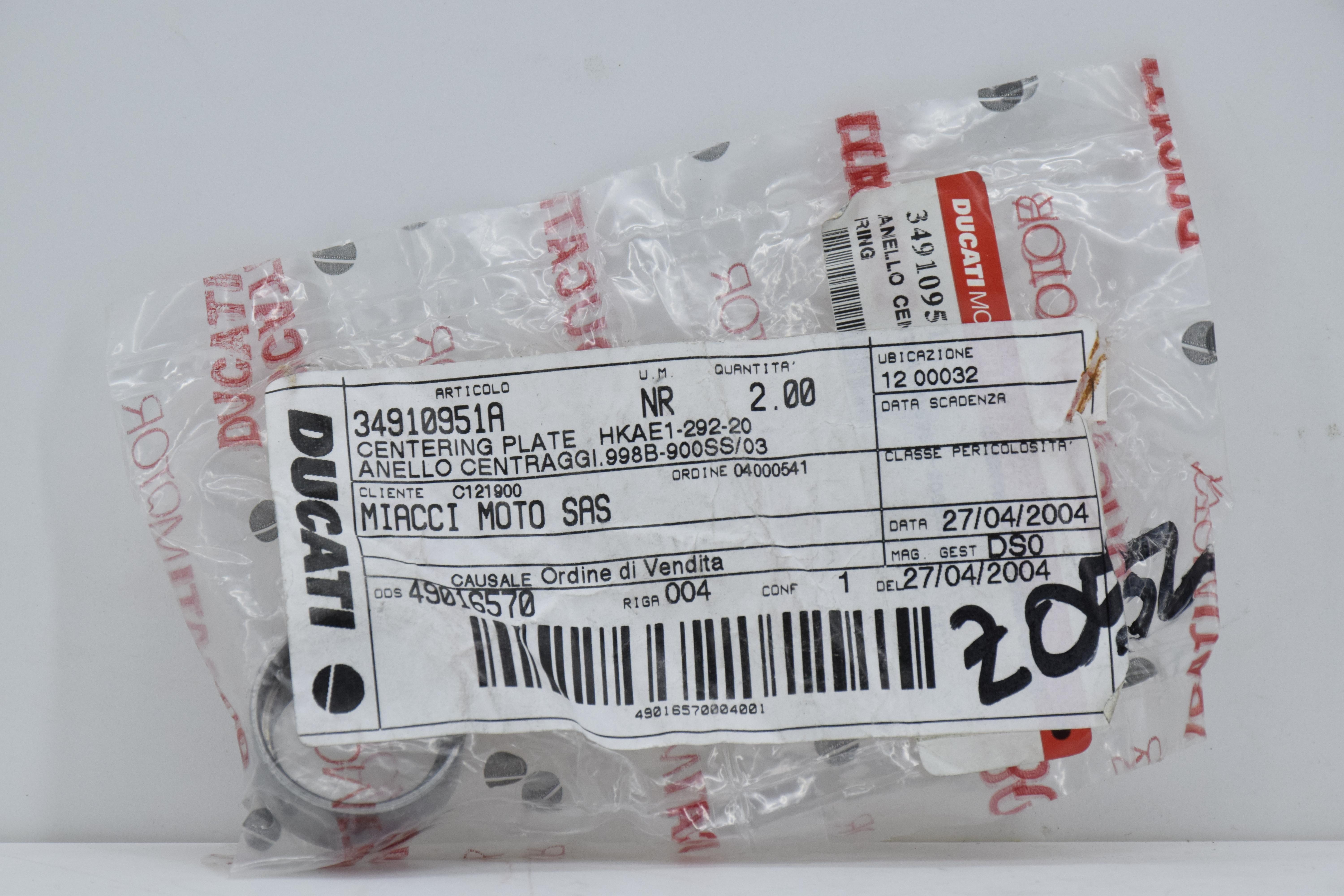 ducati anello di centraggio fork. ducati 748 sps 998 matrix 996sps 34910951a - foto 3