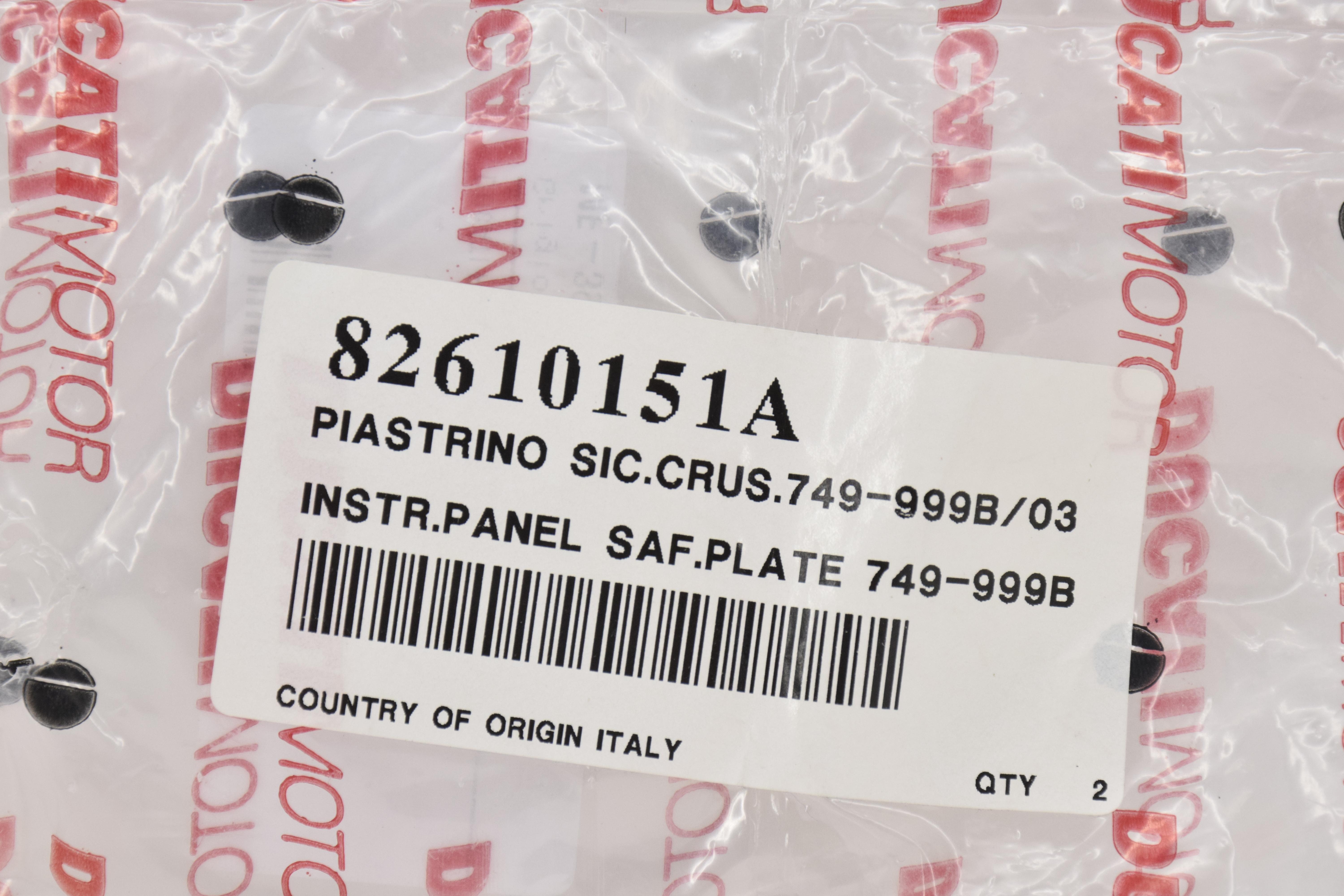 ducati piastrina cruscotto originale ducati 749 r 999 xerox 82610151a - foto 5