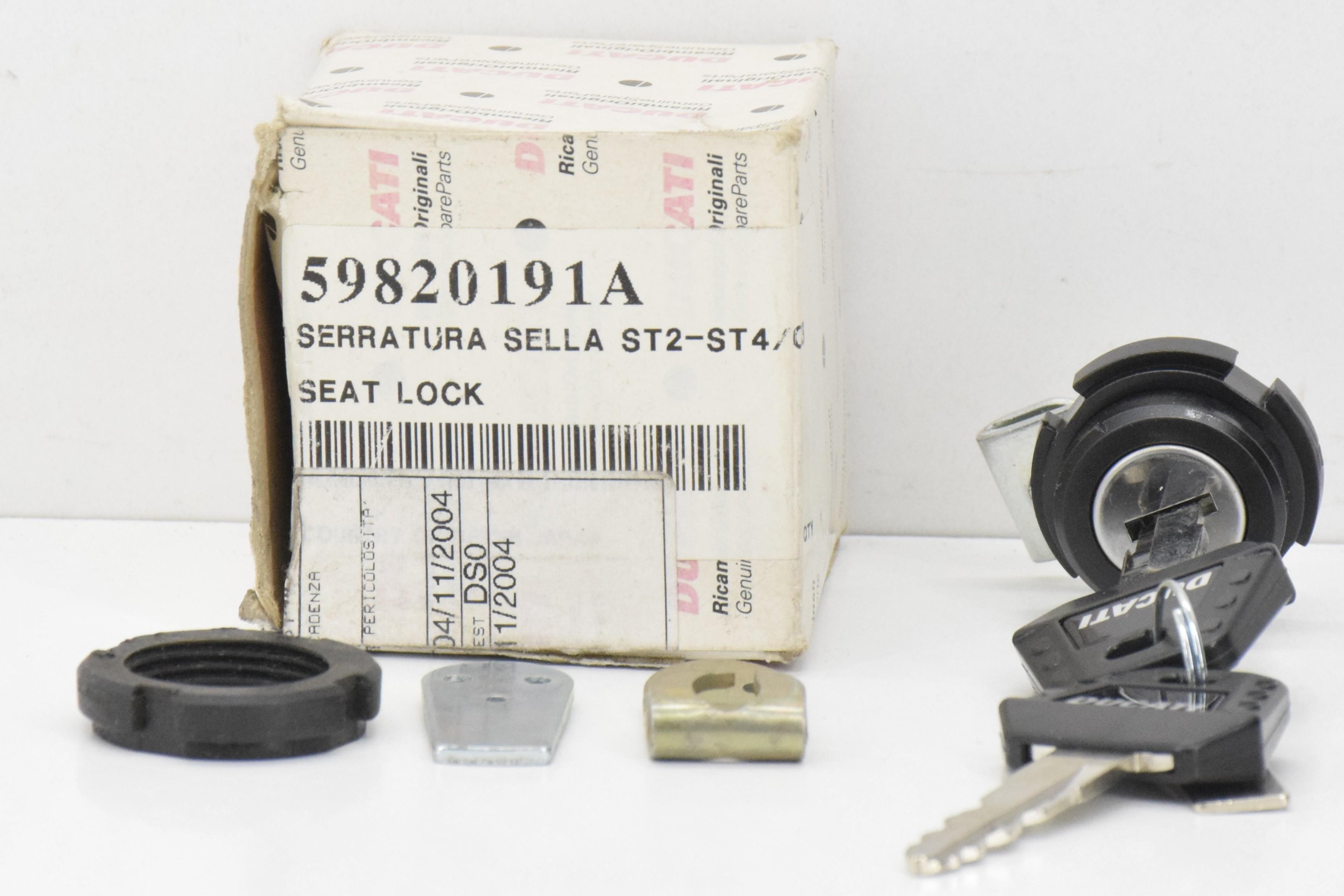 ducati serratura sella originale ducati st2 st4 monster s2r  59820191a - foto 1