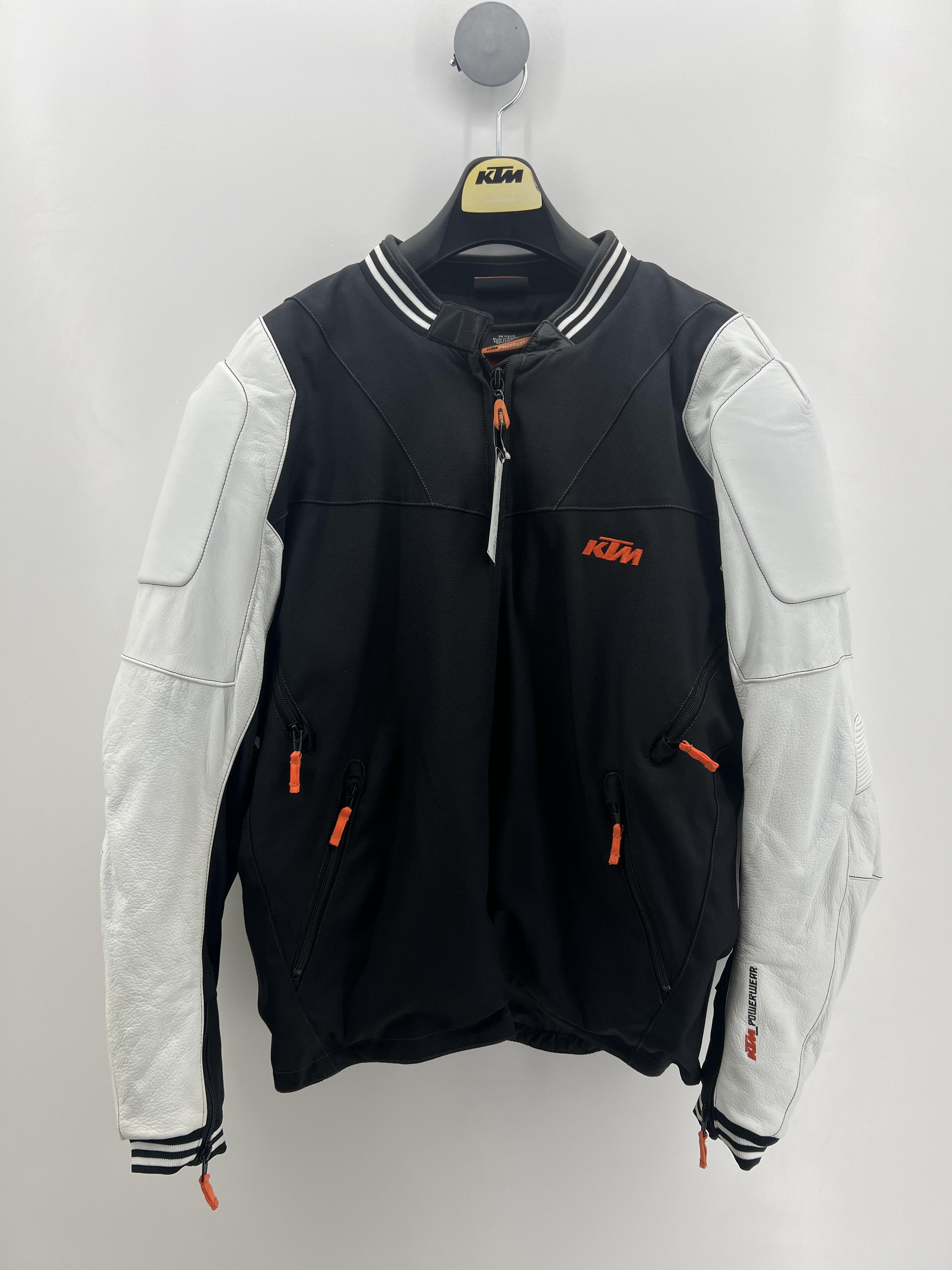 ktm giacca ktm uomo leather jacket brownm - foto 1