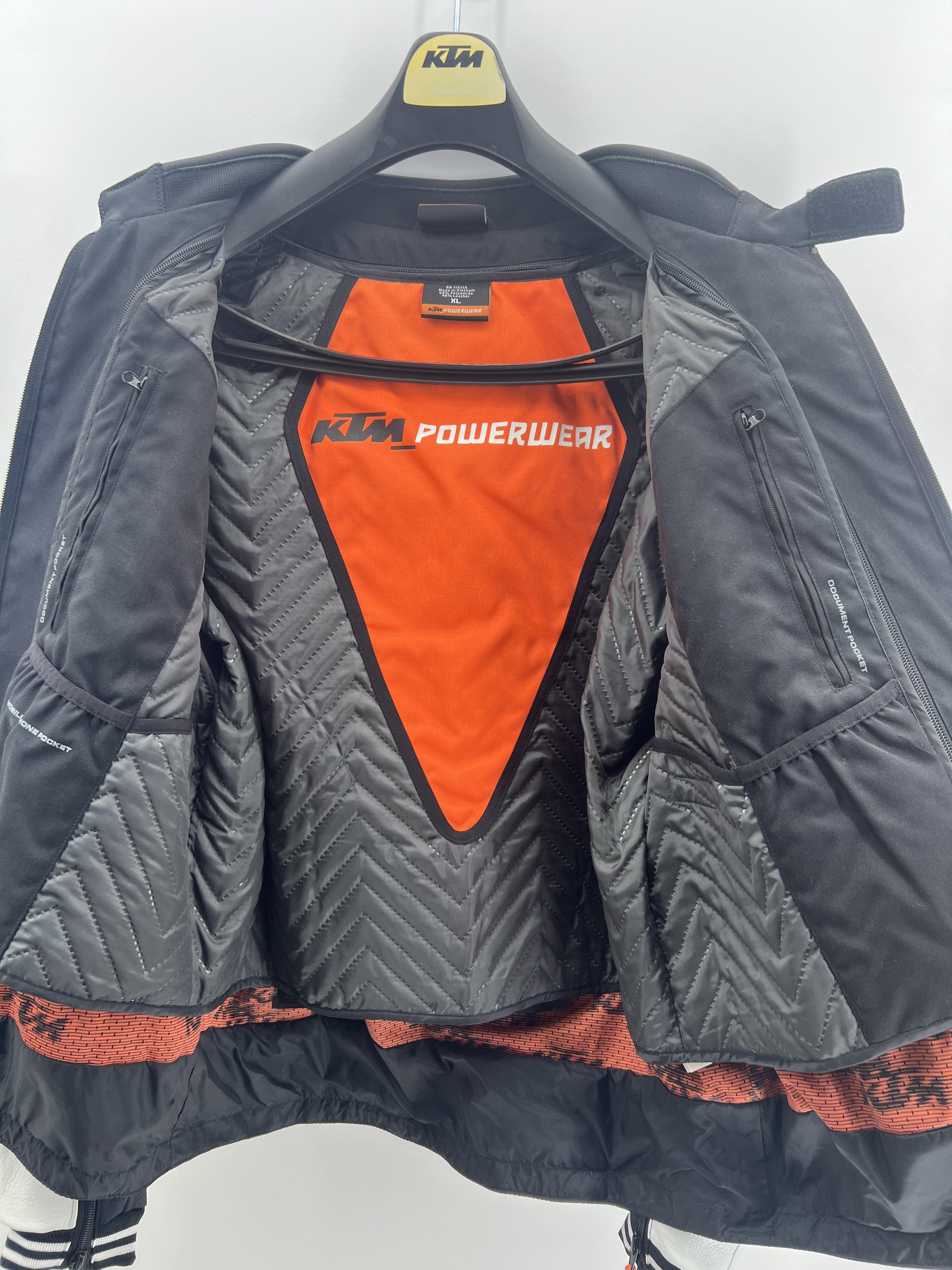 ktm giacca ktm uomo leather jacket brownm - foto 3