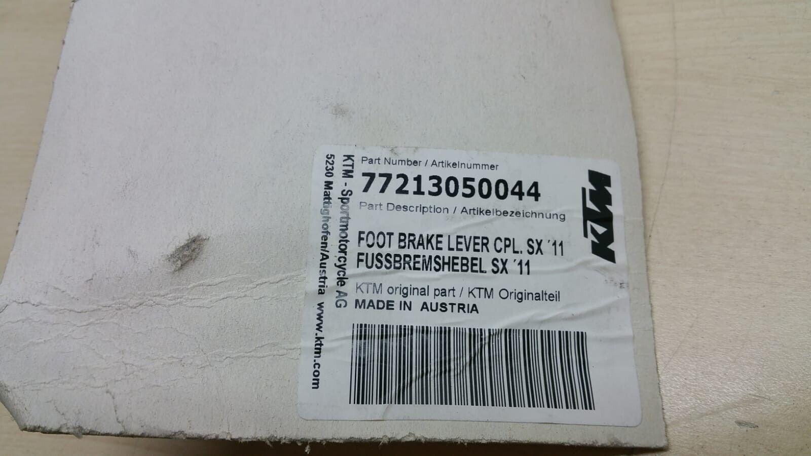 ktm pedale freno posteriore originale ktm 300 xc  77213050044 - foto 5