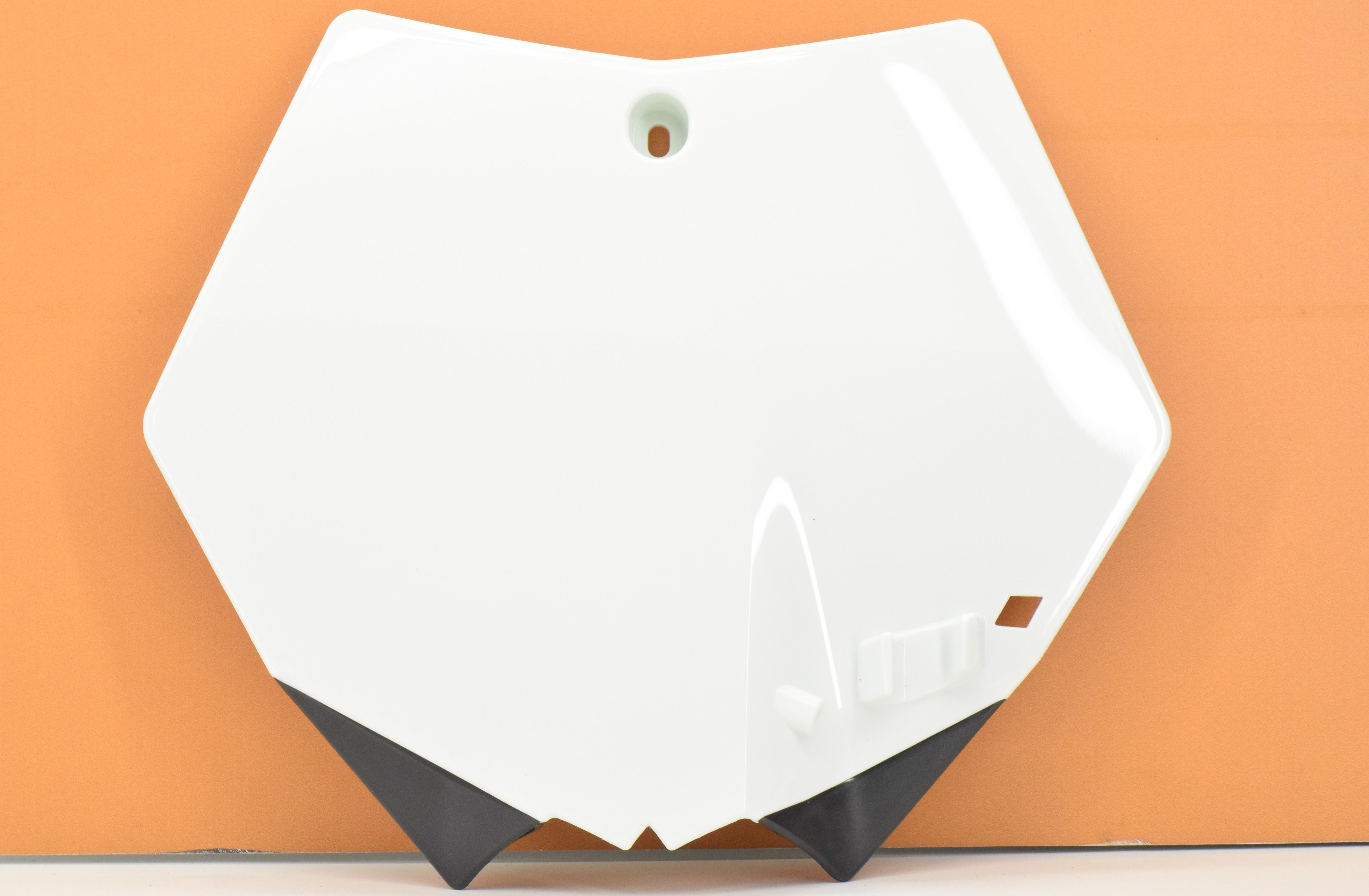 ktm tabella porta numero bianco plastica ktm sx 125-530 7730800704420 - foto 1