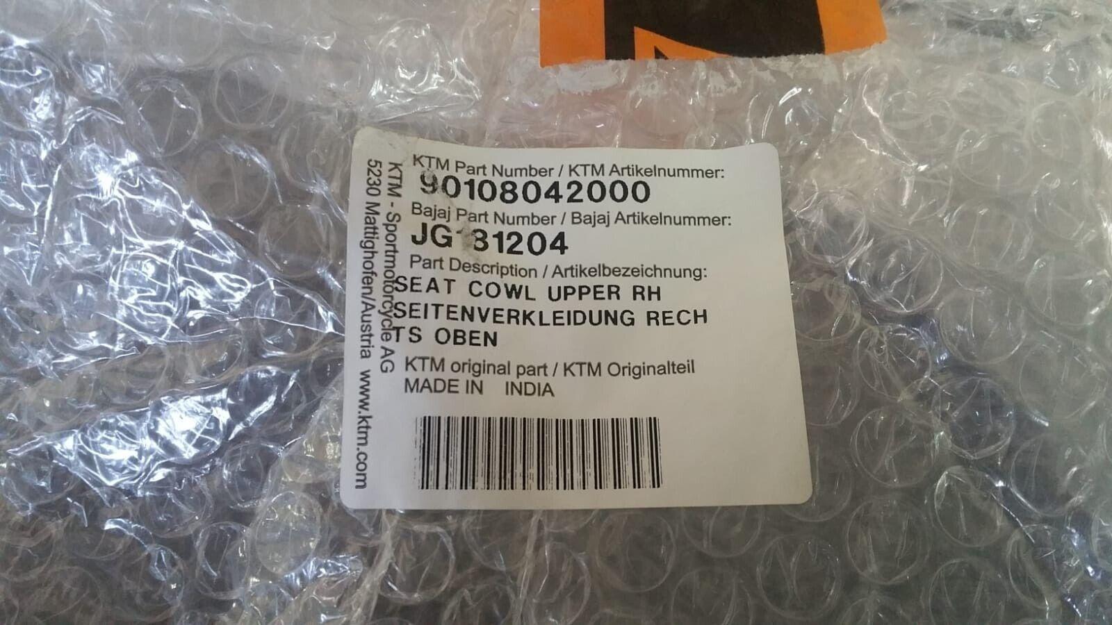 ktm fianchetto destro superiore originale ktm duke 390 90108042000 - foto 5 ktm fianchetto destro superiore originale ktm duke 390 90108042000 - foto 5