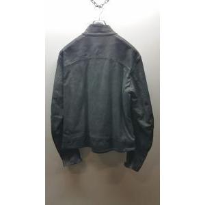 Giubbotto vintage in pelle nera originale  tg. xl mf1000001701