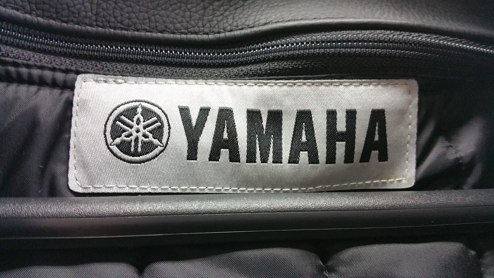 yamaha giubbotto da moto vintage dainese yamaha pelle nero blu tg. 54 rs34006154bb - foto 5
