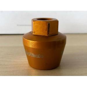 Boccola asse ruota posteriore lightech arancione per  t-max
