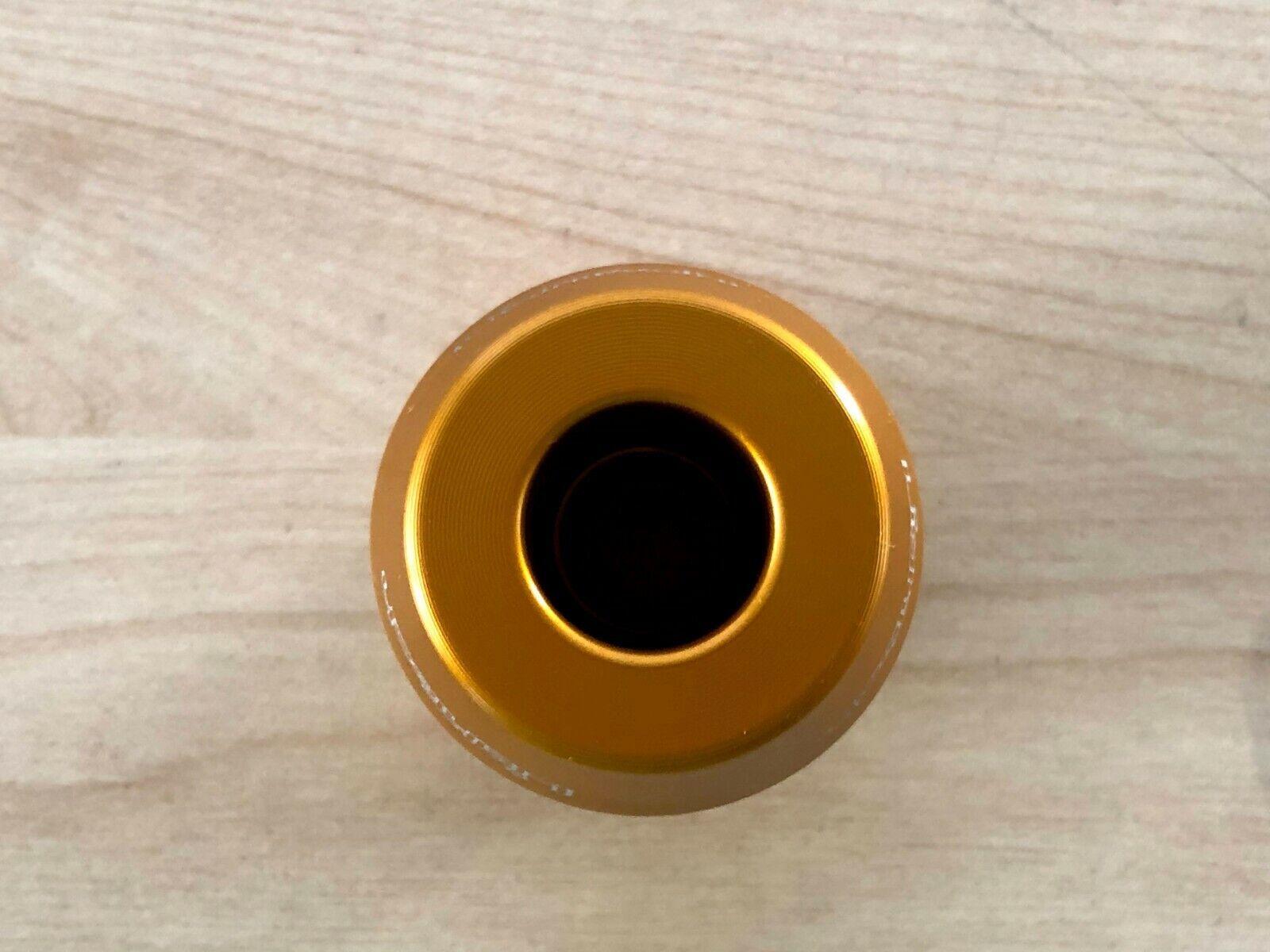 yamaha boccola asse ruota posteriore lightech arancione per yamaha t-max - foto 4