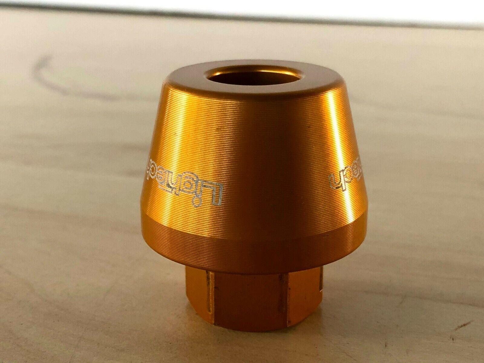 yamaha boccola asse ruota posteriore lightech arancione per yamaha t-max - foto 5