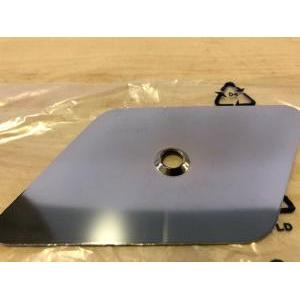 Inserto pedana cromato pedana posteriore sinistro originale  77258527207