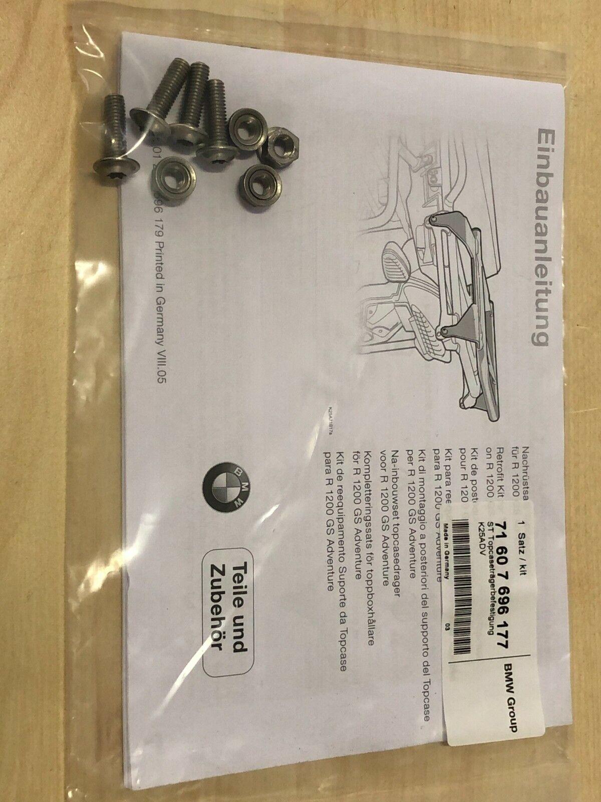 bmw kit montaggio piastra bauletto r 1200 gs originale bmw 71607696177 - foto 1