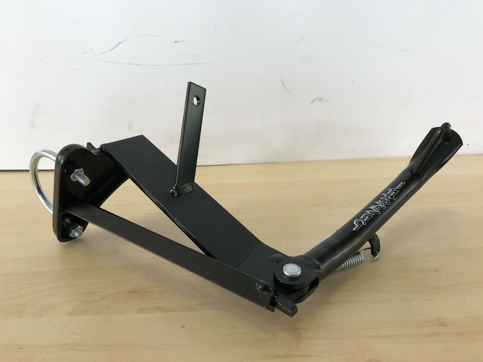  cavalletto laterale nero buzzetti per scooter - foto 1