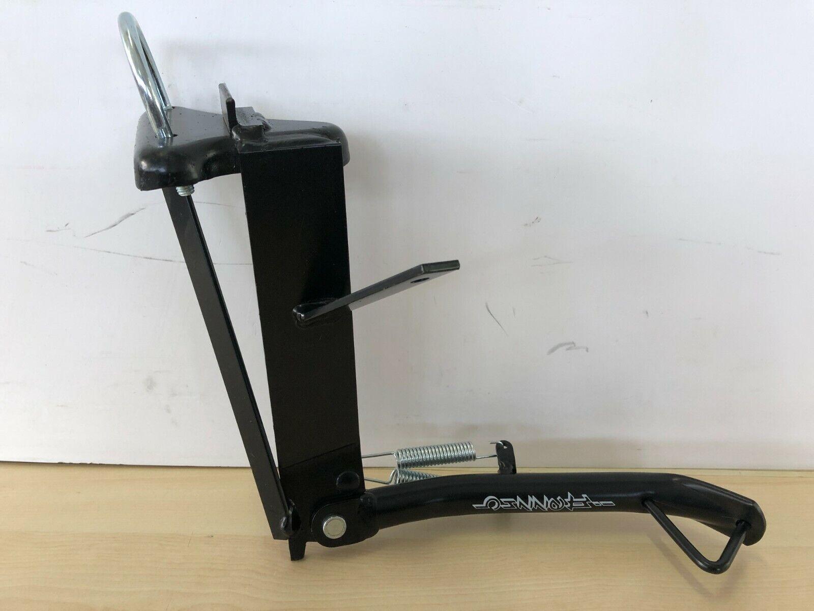 cavalletto laterale nero buzzetti per scooter - foto 2