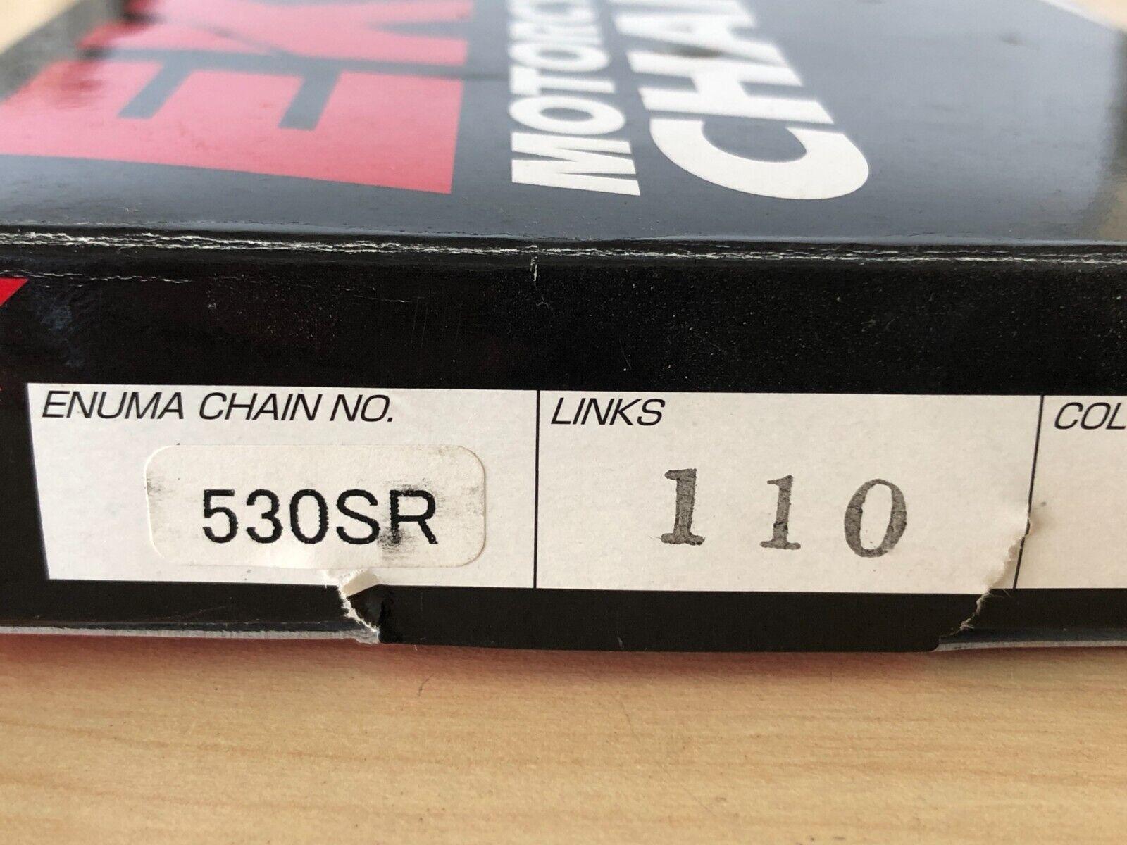 catena moto senza o-ring passo 530 ek motorcycle chain ek530sr - foto 4