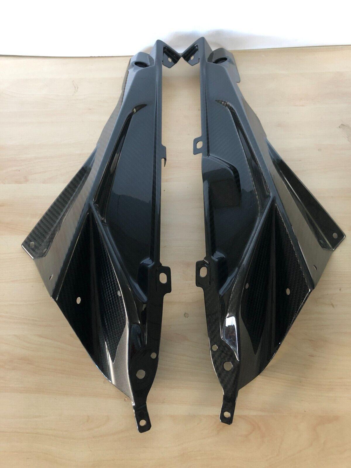 bmw kit portaplacchetta in carbonio originale bmw s 1000 rr 71607722466 - foto 1