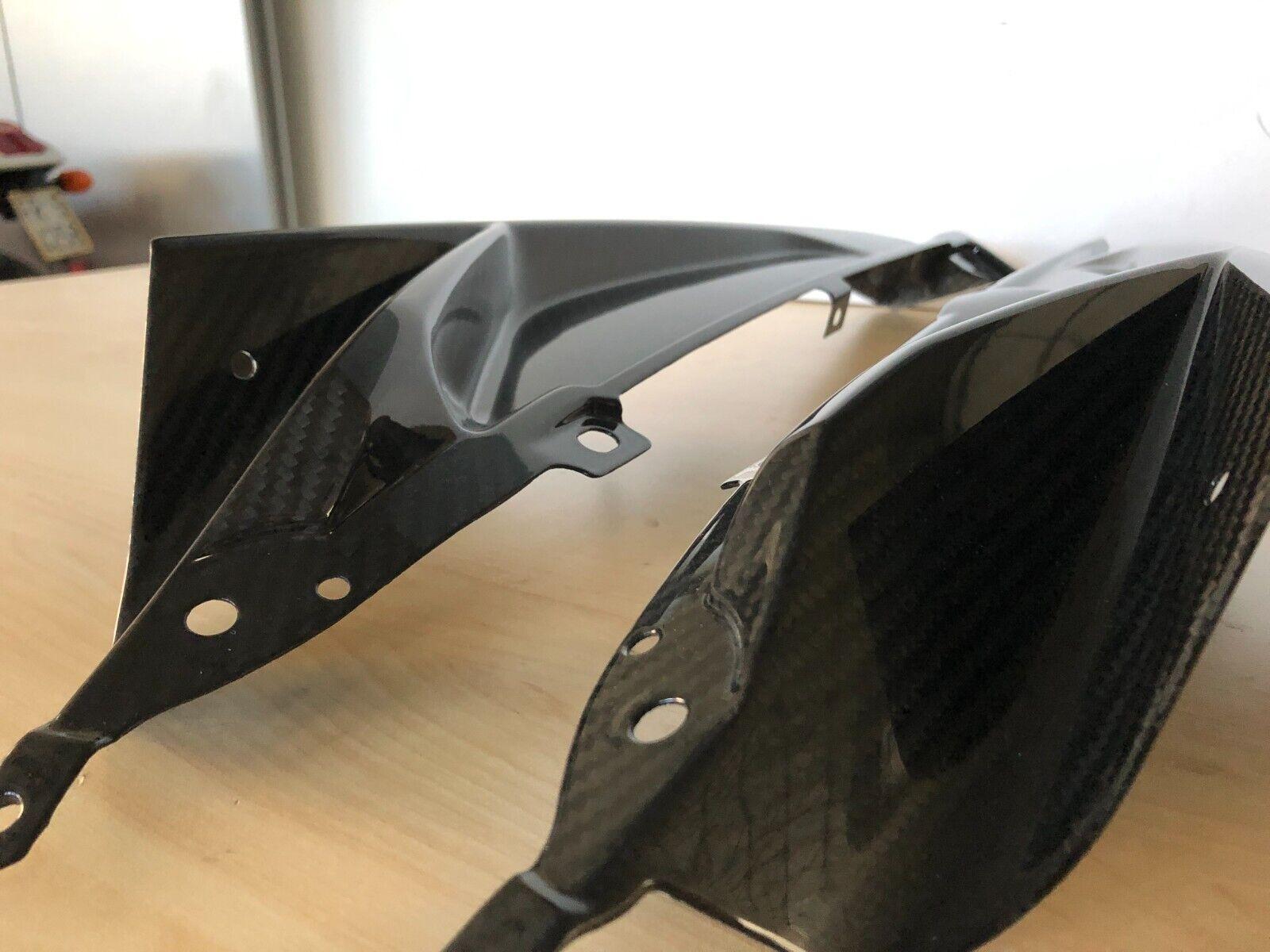 bmw kit portaplacchetta in carbonio originale bmw s 1000 rr 71607722466 - foto 3