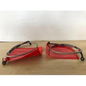 Coppia tubi freno anteriore in treccia ebc per  monster blm8146-1r