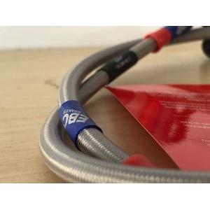 Coppia tubi freno anteriore in treccia ebc per  monster blm8146-1r