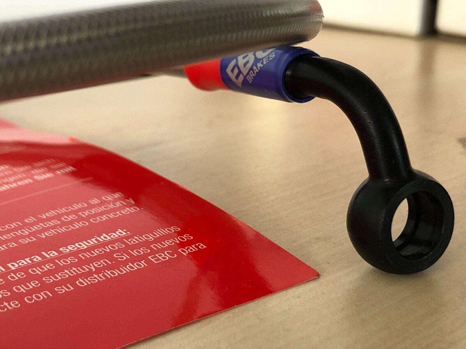 ducati coppia tubi freno anteriore in treccia ebc per ducati monster blm8146-1r - foto 3