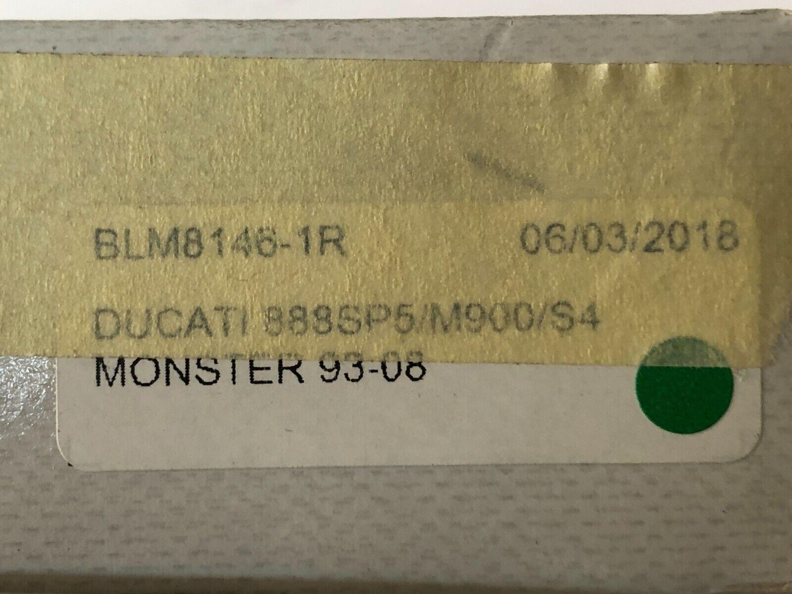 ducati coppia tubi freno anteriore in treccia ebc per ducati monster blm8146-1r - foto 5