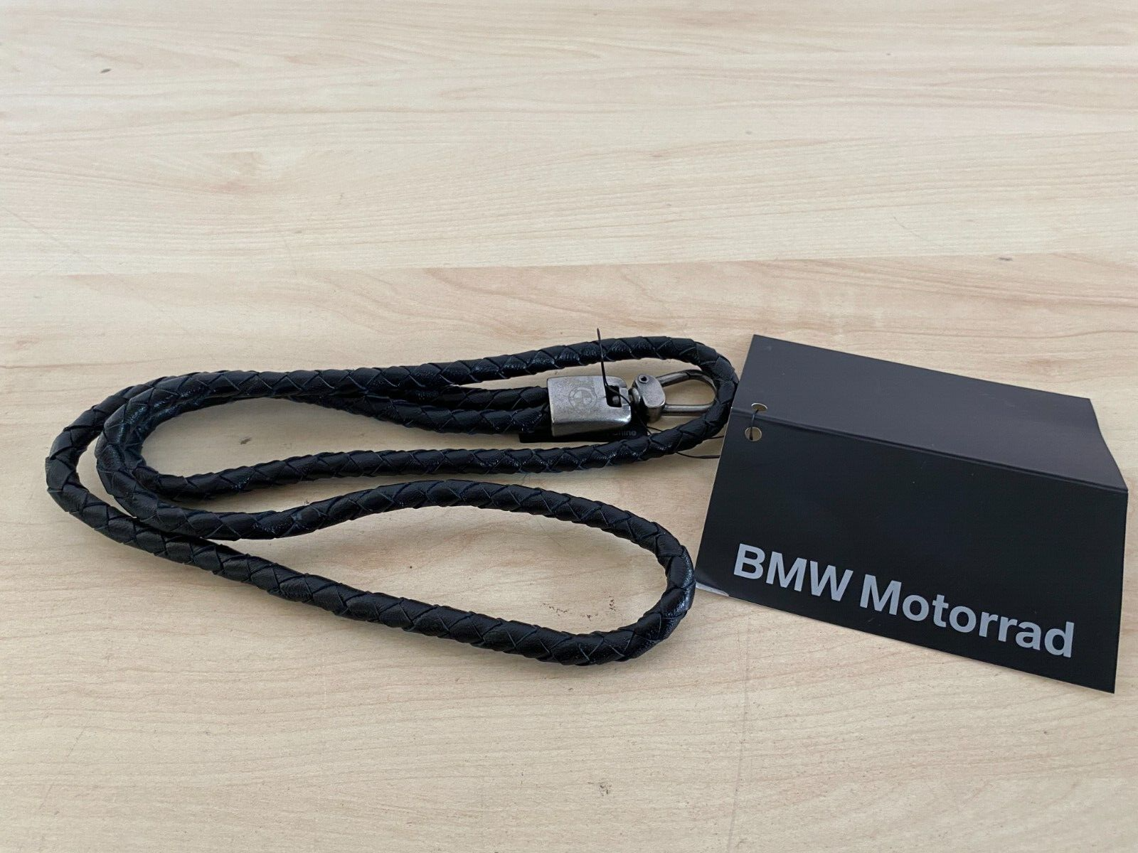 bmw laccio portabadge nero in pelle originale bmw 76738521055 - foto 1