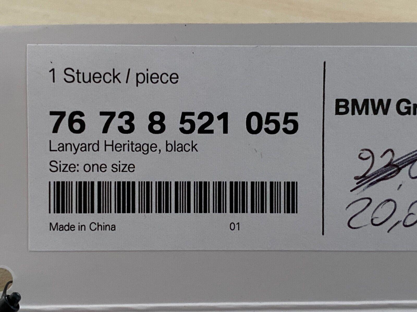 bmw laccio portabadge nero in pelle originale bmw 76738521055 - foto 5