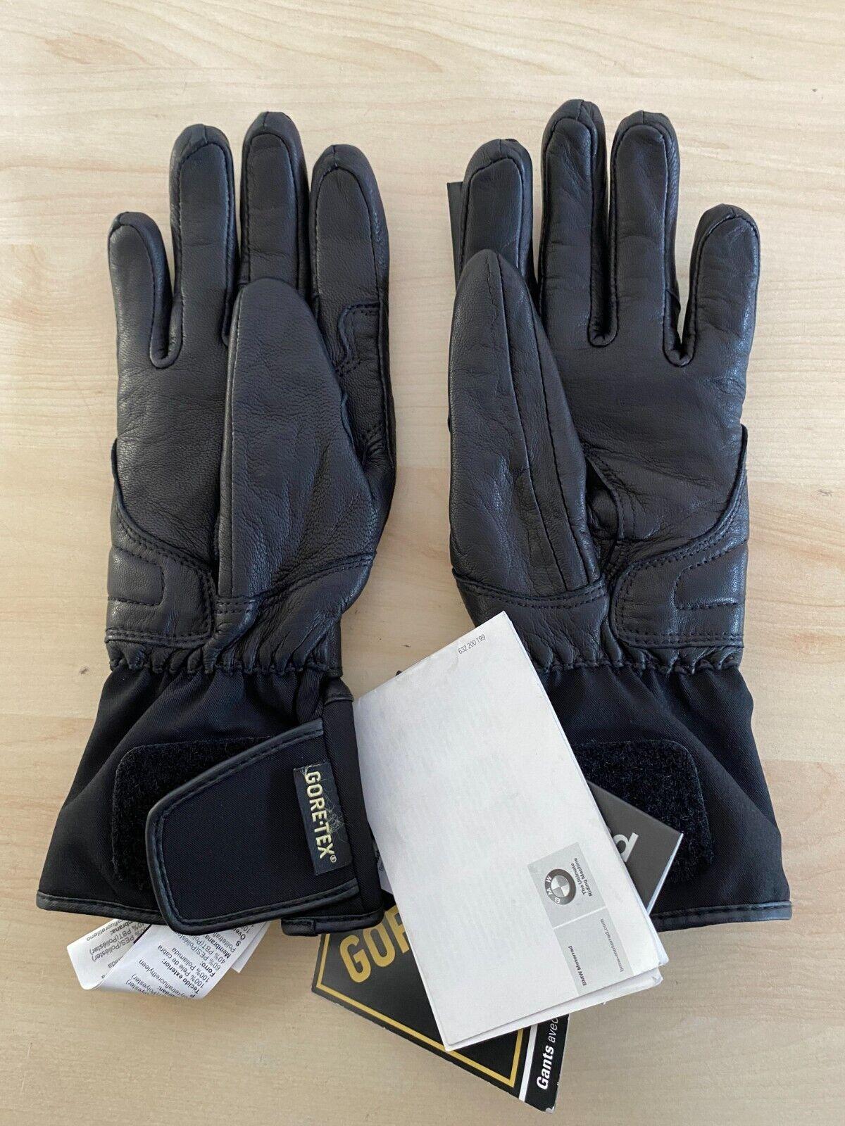 bmw guanti da moto neri in pelle e goretex originali bmw tg 6,5  76217717661 - foto 2