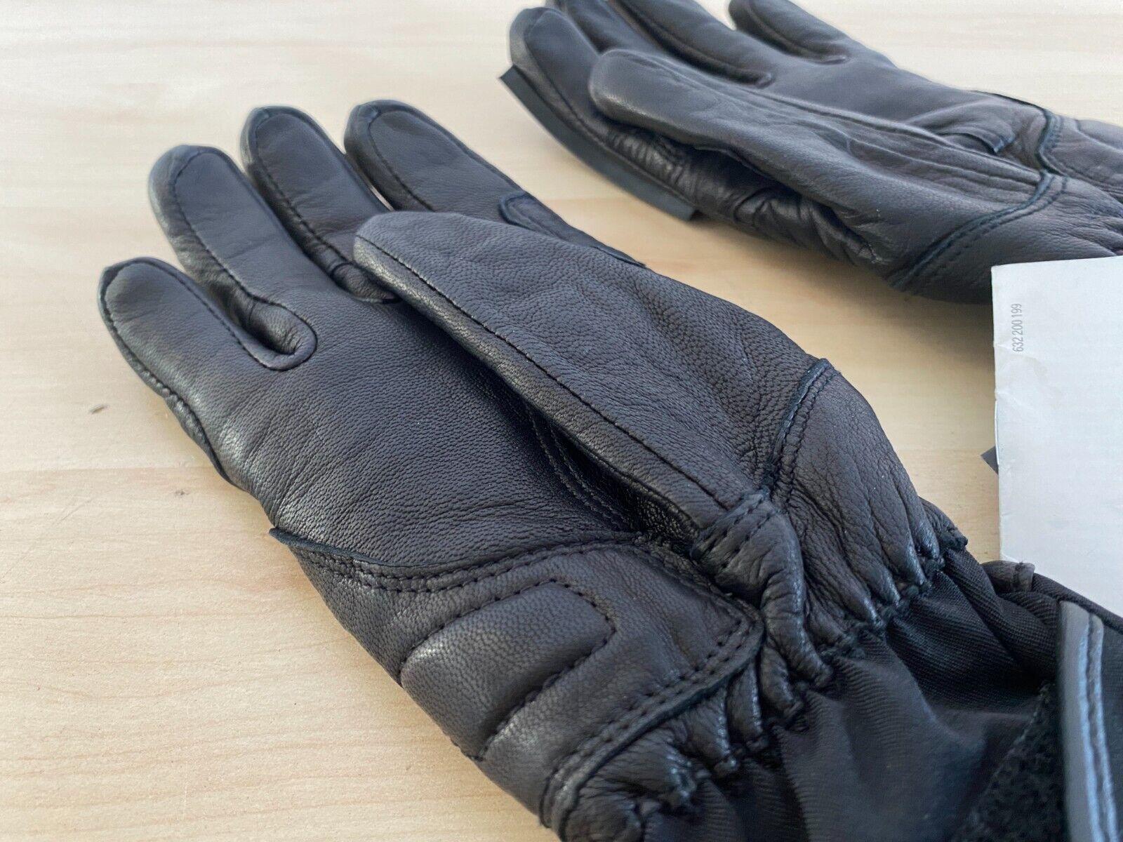 bmw guanti da moto neri in pelle e goretex originali bmw tg 6,5  76217717661 - foto 3