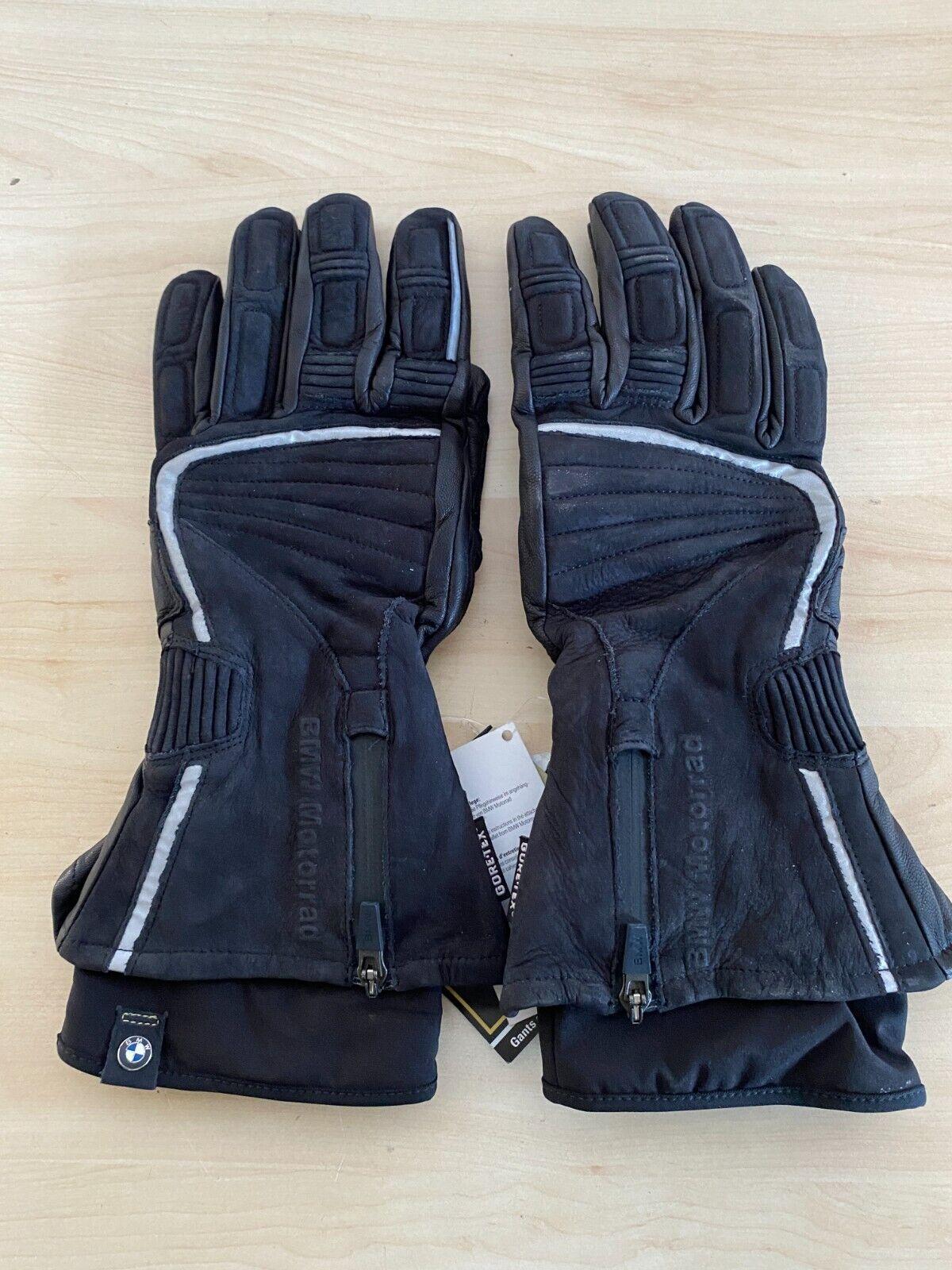 bmw guanti da moto neri in pelle e goretex originali bmw tg 11-11/2 cod. 76218520843 - foto 1