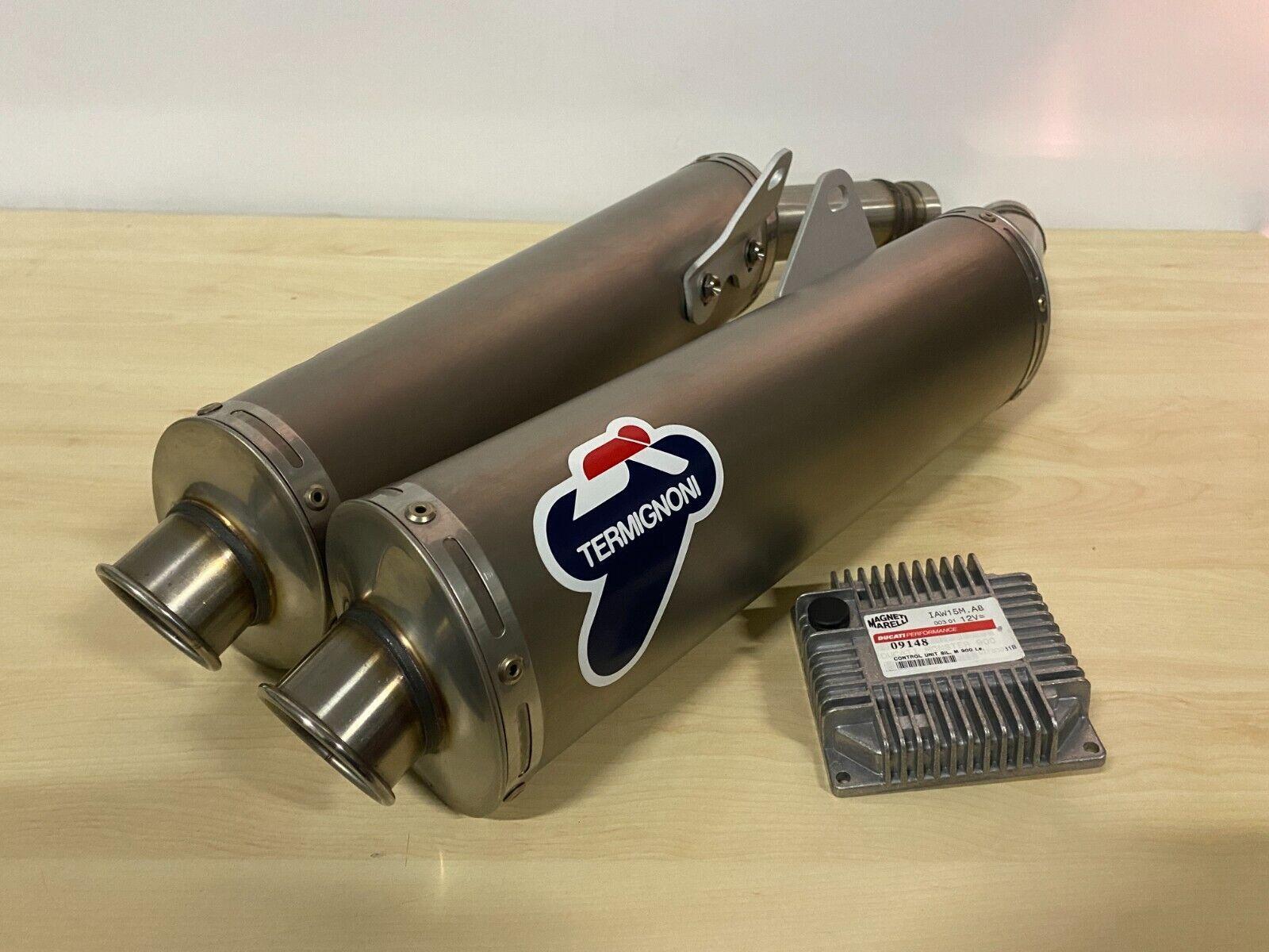ducati kit silenziatori titanio + ecu ducati perf. monster 900 ie 07418tt900m00 - foto 1
