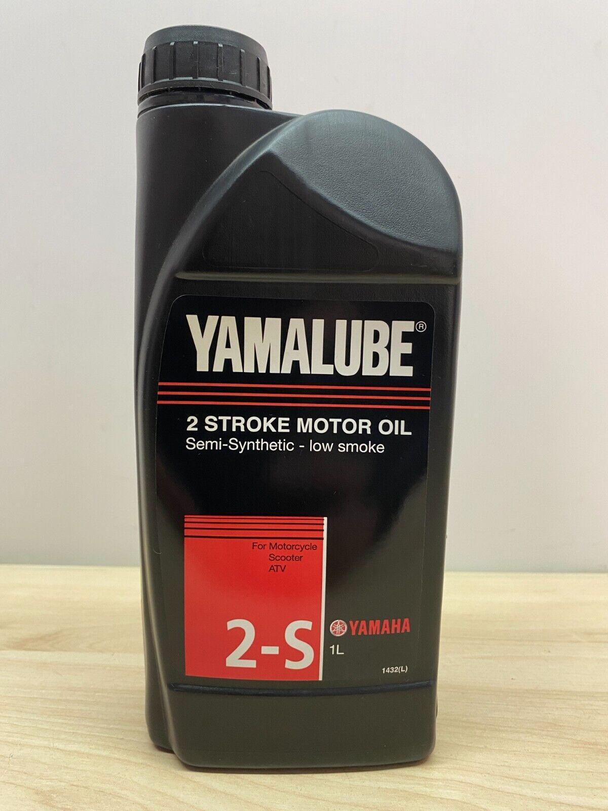  1l olio yamalube 2-s semi-synthetic 2t - foto 1